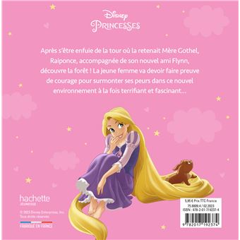 DISNEY PRINCESSES - Une histoire de Raiponce et au dodo ! - Les amis de la forêt