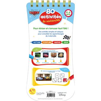 CARS 80 activités de vacances, Maternelle (4-6 ans)
