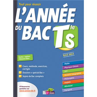 L Annee Du Bac Term S Broche Collectif Achat Livre Fnac