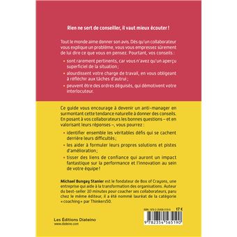 Le guide de l'anti-manager - Pourquoi les meilleures coachs ne donnent pas de conseils