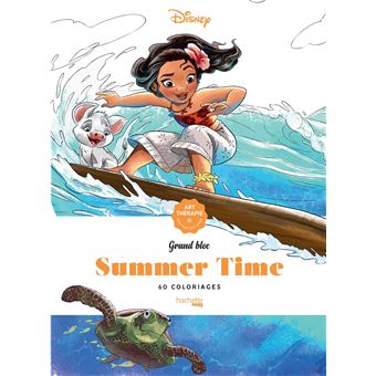 DISNEYGrands Blocs coloriages Disney Summer time
