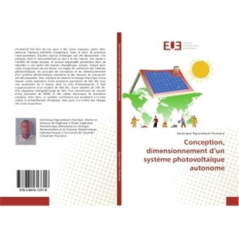 Conception Dimensionnement Dun Systeme Photovoltaïque Autonome