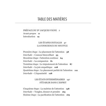 La force de l'attention - 10 étapes pour développer nos facultés de concentration