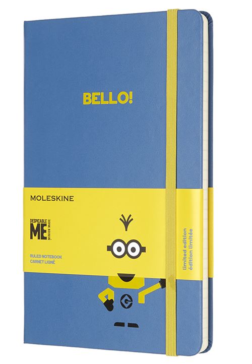 MOLESKIN MINIONS CARNET GF LGN B29 BLEU