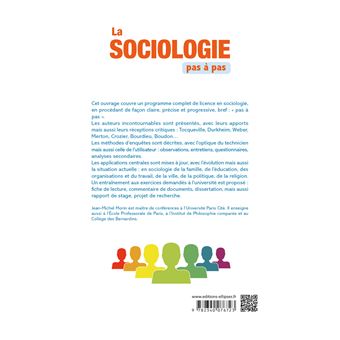 La sociologie pas à pas