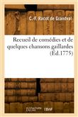 Recueil de comédies et de quelques chansons gaillardes