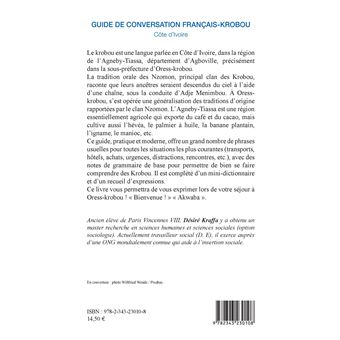 Guide de conversation français-krobou. Côte d'Ivoire