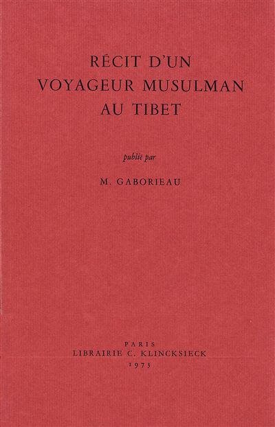 Recit d'un voyageur musulman a