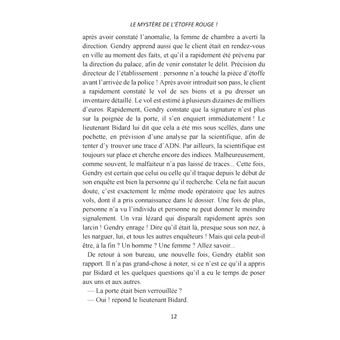 Le mystère de l'étoffe rouge !