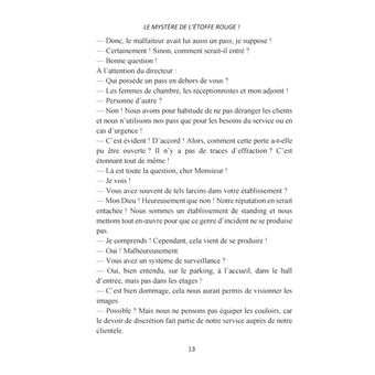 Le mystère de l'étoffe rouge !