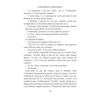 Le mystère de l'étoffe rouge !