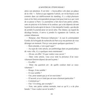 Le mystère de l'étoffe rouge !