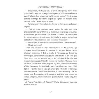 Le mystère de l'étoffe rouge !