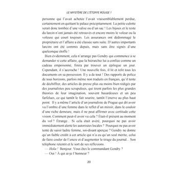 Le mystère de l'étoffe rouge !