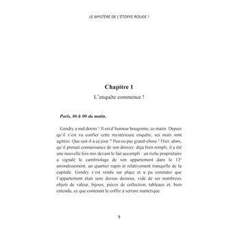 Le mystère de l'étoffe rouge !