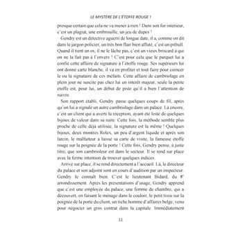 Le mystère de l'étoffe rouge !