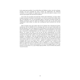 Étude sur la nature du Christ