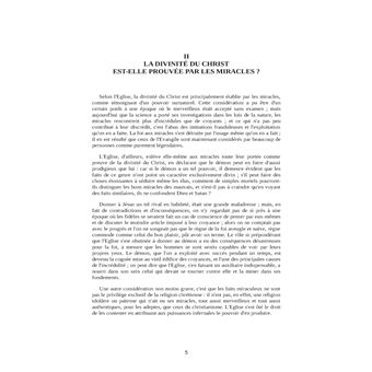 Étude sur la nature du Christ