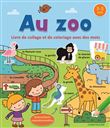Livre de collage et de coloriage avec des mots (3-5 a.) - Au zoo