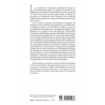 L'Or et la pourpre à la cour de Byzance