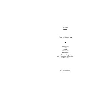 Lorenzaccio - Prépas scientifiques 2024