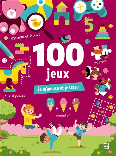 100 jeux mini - Je m'amuse et je trace -  Collectif - Poche