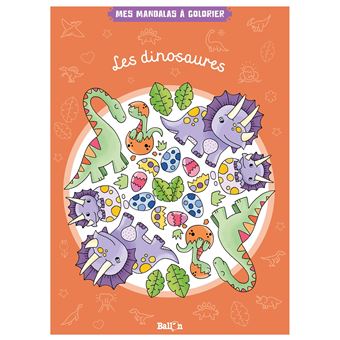 Mes mandalas à colorier - Les dinosaures