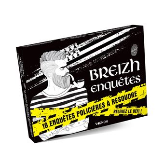 Breizh enquêtes - 16 enquêtes policières à résoudre seul ou entre amis