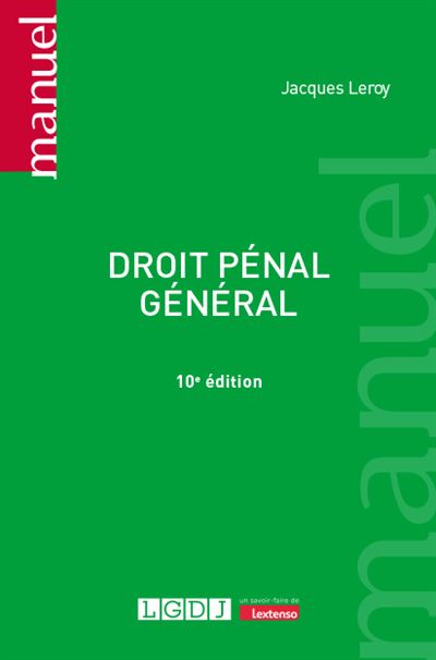 Droit penal general - 7eme edition