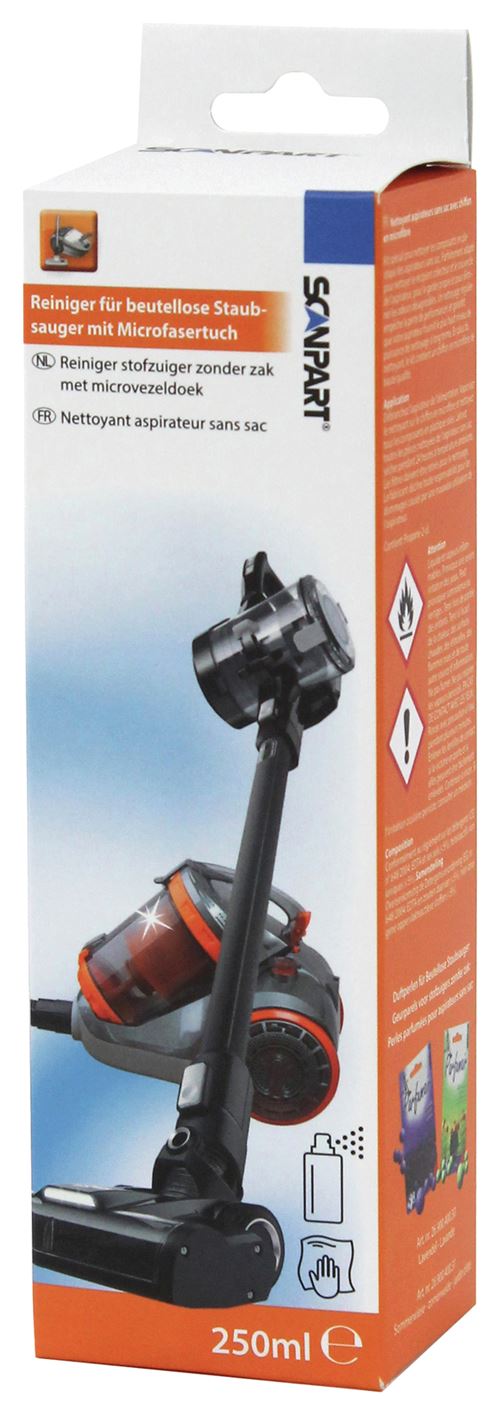 Scanpart Nettoyant pour aspirateur sans sac 250 ml spray
