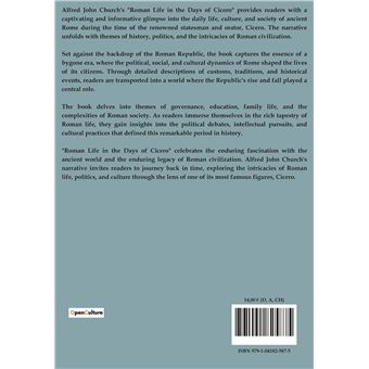 Roman life in the days of Cicero