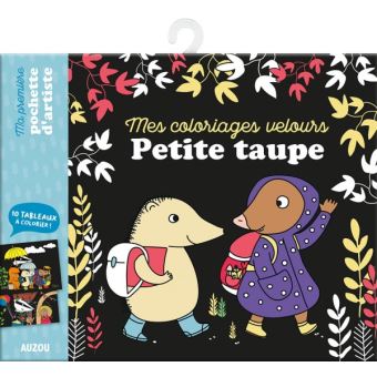 Ma pochette d'artiste - mes coloriages velours petite taupe