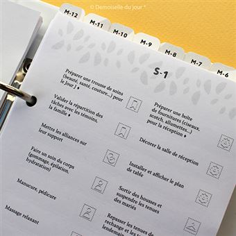 L'agenda mariage