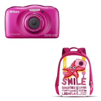 Nikon Coolpix W150 Sac à Dos Jaune - Caméra Compacte Étanche Résistante Aux Chocs