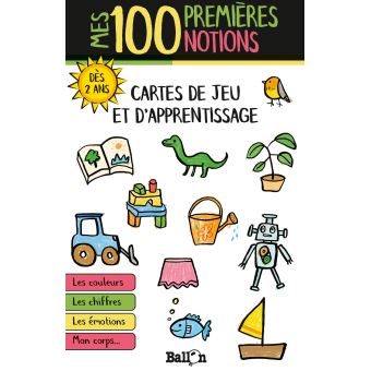 Cartes d'apprentissage - Mes 100 premières notions