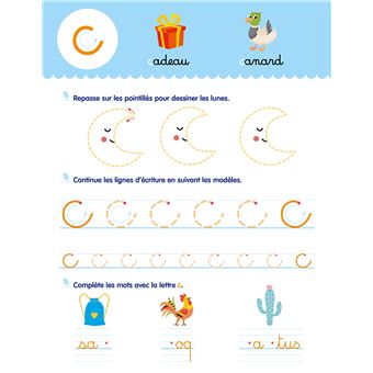 Toute ma maternelle - Mon cahier d'écriture : les lettres minuscules