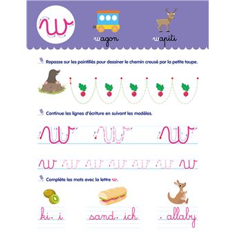 Toute ma maternelle - Mon cahier d'écriture : les lettres minuscules