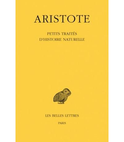 Petits traités d'histoire naturelle -  Aristote - (donnée non spécifiée)