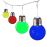 LAMPE CORDON AMPOULES COLOREES
