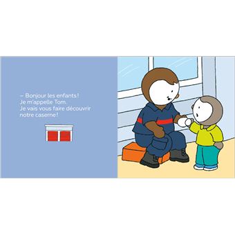 Tchoupi visite la caserne des pompiers