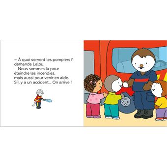 Tchoupi visite la caserne des pompiers