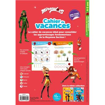 Miraculous - De la Moyenne à la Grande Section - Cahier de vacances 2023