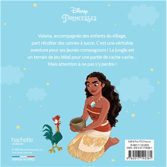 DISNEY PRINCESSES - Une histoire de Vaiana et au dodo ! - Une journée dans la jungle