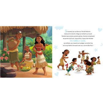 DISNEY PRINCESSES - Une histoire de Vaiana et au dodo ! - Une journée dans la jungle