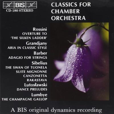 Classics for chamber orchestra 1993