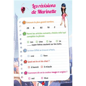 Miraculous - Jeux de vacances 2022 - Du CP au CE1