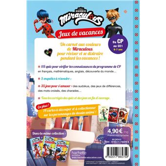 Miraculous - Jeux de vacances 2022 - Du CP au CE1
