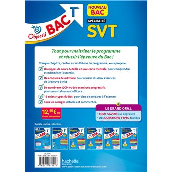 Objectif Bac - Spécialité SVT Term
