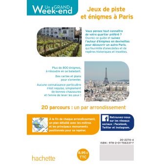 Guide Un Grand Week-end Jeux de piste et énigmes à Paris