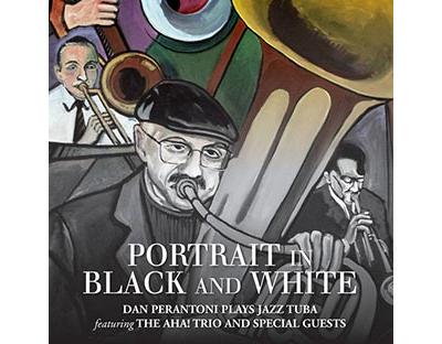 Portrait in black and white dan perantoni plays tuba